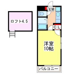 スカイハウス本荘IIの物件間取画像